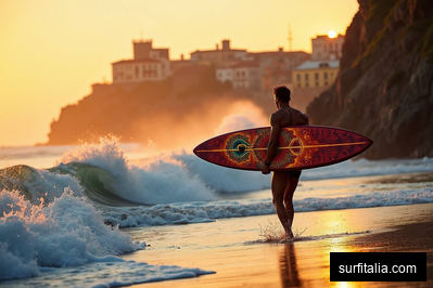 Embarking on a Novice's Journey Through Italy's Surf Seasons